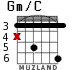 Gm/C para guitarra - versión 4