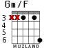 Gm/F para guitarra - versión 4