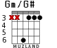Gm/G# para guitarra - versión 2