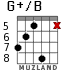 G+/B para guitarra - versión 5