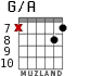 G/A para guitarra - versión 7