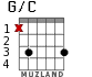 G/C para guitarra - versión 1