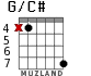 G/C# para guitarra - versión 3