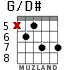 G/D# para guitarra - versión 5
