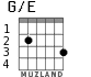G/E para guitarra