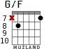 G/F para guitarra - versión 4