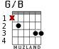 G/B para guitarra - versión 2