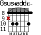 Gsus4add13- para guitarra - versión 3