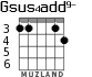 Gsus4add9- para guitarra - versión 1