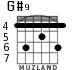 G#9 para guitarra - versión 3