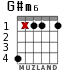 G#m6 para guitarra - versión 2