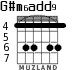 G#m6add9 para guitarra - versión 3