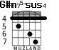G#m75-sus4 para guitarra - versión 4