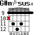 G#m75-sus4 para guitarra - versión 6