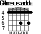 G#m7sus2add11 para guitarra