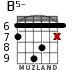 B5- para guitarra - versión 4