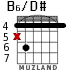 B6/D# para guitarra - versión 2