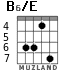 B6/E para guitarra - versión 5