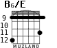 B6/E para guitarra - versión 8