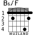 B6/F para guitarra