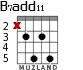 B7add11 para guitarra - versión 2