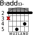 B7add13- para guitarra - versión 3