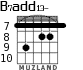 B7add13- para guitarra - versión 6