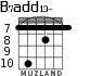 B7add13- para guitarra - versión 7