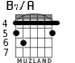 B7/A para guitarra - versión 5