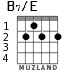 B7/E para guitarra - versión 2