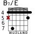 B7/E para guitarra - versión 4