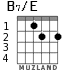 B7/E para guitarra - versión 1