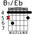 B7/Eb para guitarra - versión 2