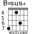 B9sus4 para guitarra - versión 3