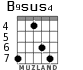 B9sus4 para guitarra - versión 4
