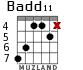 Badd11 para guitarra - versión 3