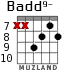 Badd9- para guitarra - versión 5