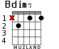 Bdim7 para guitarra - versión 2
