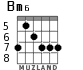 Bm6 para guitarra - versión 3