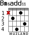 Bm6add11 para guitarra - versión 1