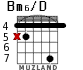 Bm6/D para guitarra - versión 2