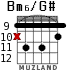 Bm6/G# para guitarra - versión 8