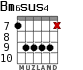 Bm6sus4 para guitarra - versión 5