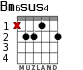 Bm6sus4 para guitarra - versión 1