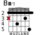 Bm7 para guitarra - versión 2