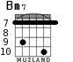 Bm7 para guitarra - versión 6