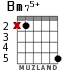 Bm75+ para guitarra - versión 1