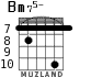 Bm75- para guitarra - versión 7
