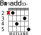 Bm7add13- para guitarra - versión 3