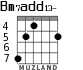 Bm7add13- para guitarra - versión 4